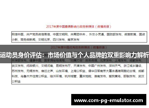 运动员身价评估：市场价值与个人品牌的双重影响力解析